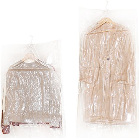 1 sac de rangement sous vide suspendu réutilisable, sac à vêtements gain de place avec pompe-AquaForge (1/3)