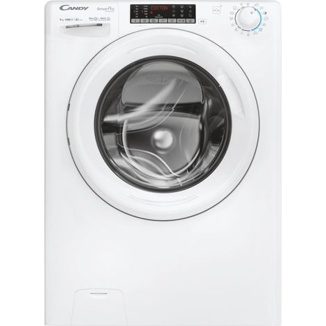 Candy Smart Pro Inverter CSO 496TWM6/1-S lavatrice Caricamento frontale 9 kg 1400 Giri/min Bianco (1/4)