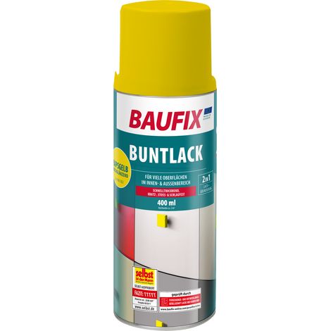 Buntlack Spray-Dose Rapsgelb glänzend