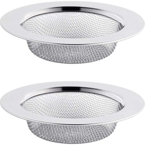 2 Pack Stainless Steel Sink Strainer, 7.5cm Drain Filter, Sink Strainer, Kitchen Sink Strainer (1/4)