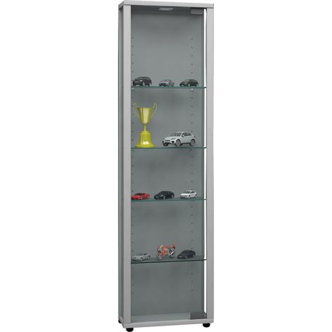 Exhibición del soporte de cristal de madera Edana Mini 115x33x18 - VCM