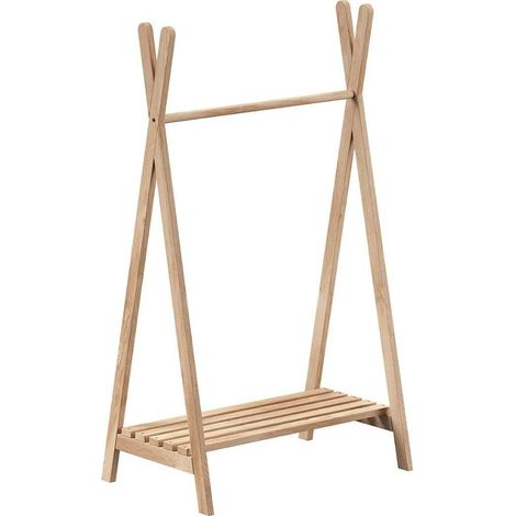 Portant Forme Tipi en chêne clair - LEIKY