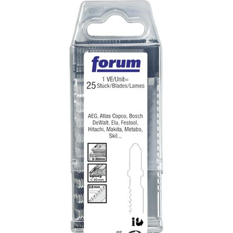 25 Stück Stichsägeblätter fein für weiches Holz T 101 B FORUM (1/3)