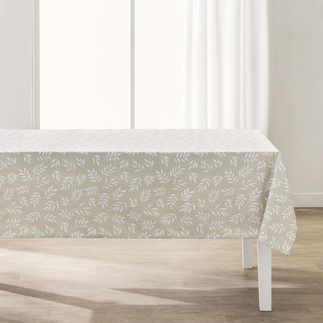 Nappe Antitache Imprimé "Milova" 145x240cm Naturel (1/3)