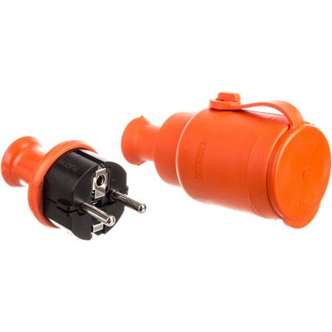 Schalterset (GN-H2-Buchse + WT-40H-Stecker) IP44 orange ZP-H2