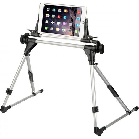 401033 Support pour iPad et smartphone ultra-léger, pliable et réglable (1/5)