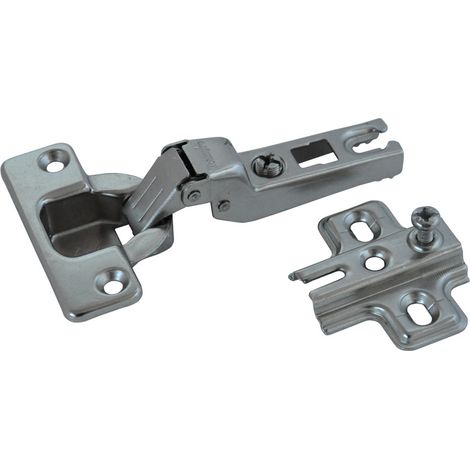 Koncreto Cerniera Per Mobili Collo Medio Mm35 Pz2 Chiusura A Scatto, Con Basetta