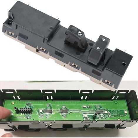 Elektrische Fensterheber- und Schlosssteuerungen für die Beifahrerseite vorne rechts für 2003–2006 Chevy Silverado Avalanche Tahoe Yukon GMC Sierra 1500 2500 3500 Crew Cab, für Cadillac Escalade Humme