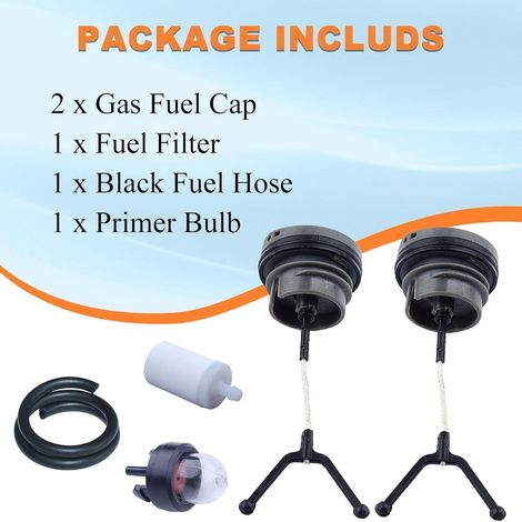 522620001 and 522620003 are applicable to Husqvarna 130, 135, and 435 fuel cap filter tubes. (1/4)