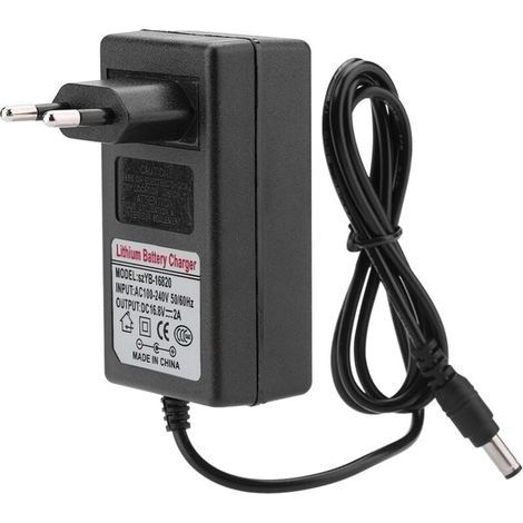 AC100-240V DC 16.8V 2A adaptateur secteur de remplacement chargeur de batterie au Lithium-ion Charge sûre ue
