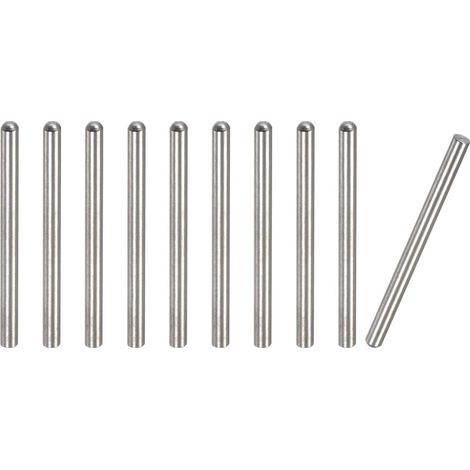 4 x 50 mm Dowel Pins, 10pcs 304 Stainless Steel Round Flat Head Chamfered Terminal Dowel Pin Wood Bunk Bed Shelf Pegs Support Shelves Tie Elements (1/5)