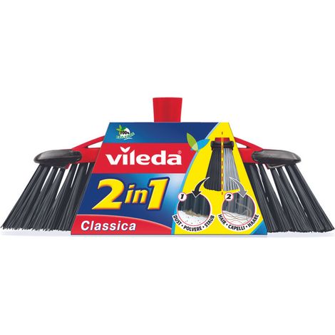 Scopa domestica doppio angolo 2 in 1