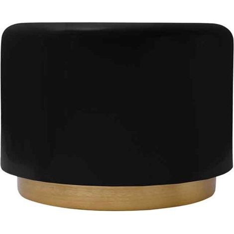 Tabouret Rond Design "Artisse" 51cm Noir (1/5)