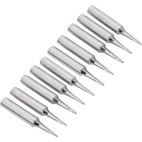 10 pointes de fer à souder 900m-ti de rechange pour station de soudage 900m (compatible avec Hakko, Tenma, Atten, Quick, Aoyue, Yihua). (1/5)