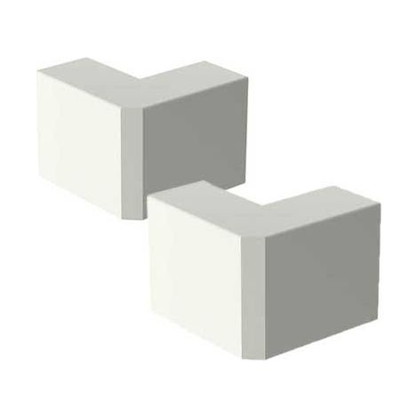 GGK LOT DE 2 ANGLES EXTÉRIEURS POUR MOULURE ÉLECTRIQUE 7X12MM BLANC EAN8020