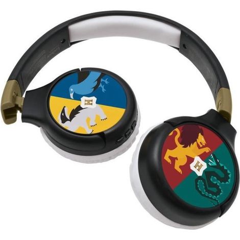 HARRY POTTER - Cuffie 2 in 1 Bluetooth - Confortevoli e pieghevoli per bambini con limitazione del suono (1/5)