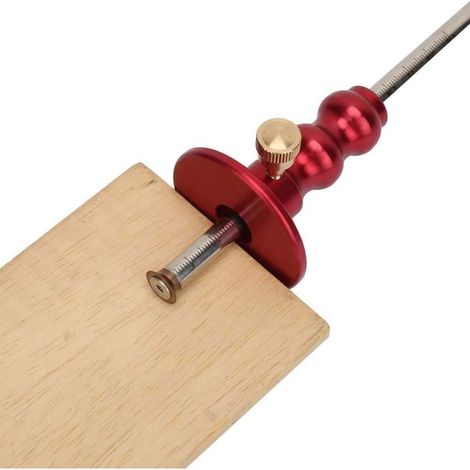 Marcatore a rotella, strumento di marcatura a inserto per legno, marcatore rosso per utensili da falegnameria, per professionisti o hobbisti. (1/4)