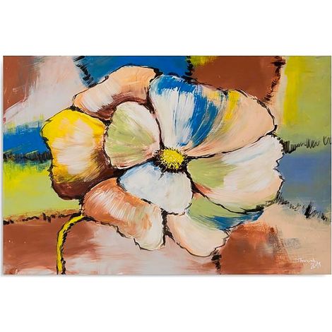 Tableau 1 grande fleur - 80 x 60 cm (1/5)