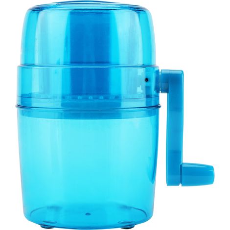 Broyeur à glace portable de 1,1 L à manivelle, adapté à un usage domestique, aux machines à granita et aux ustensiles de cuisine. (1/5)