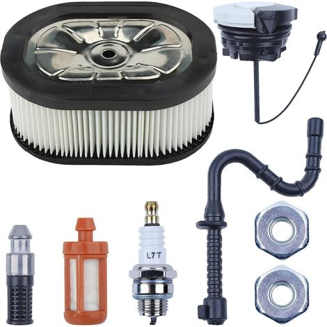 Filtro de aire para motosierra Stihl MS441 MS461 MS 441 461 0000 120 1654, filtro de aire, tapa de combustible, filtro de combustible, línea de combustible, filtro de aceite, bujía, tuerca de barra. (1/5)