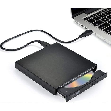 Lecteur DVD externe avec graveur CD (COMBO), interface USB, compatible CD, VCD, DVD et MP3. Gravure simultanée de CD. Convient aux ordinateurs portables et de bureau. (1/5)