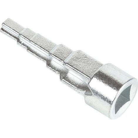 Clé de montage étagée universelle avec douille carrée 1/2",clé de valve de radiateur à 5 étapes pour sanitaire et chauffage. (1/5)