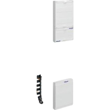 Cuadro de distribución Hager ZH3EN27, ancho 18 cm, 1 fila
