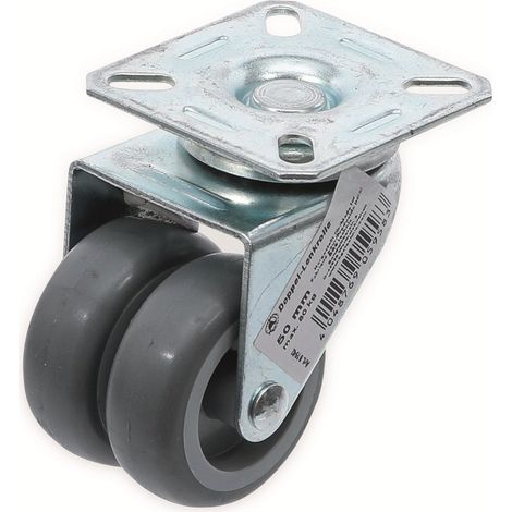 BGS Do it yourself Doppel-Lenkrolle Ø 50 mm