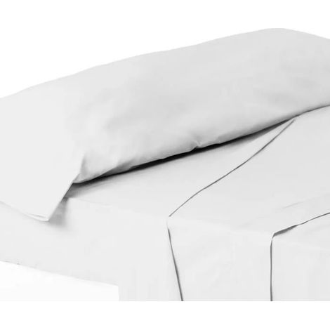 Taie d'oreiller - JUANIO - 110 x 45 cm - Polyester-coton 52/48 - Anti-acariens - Blanc