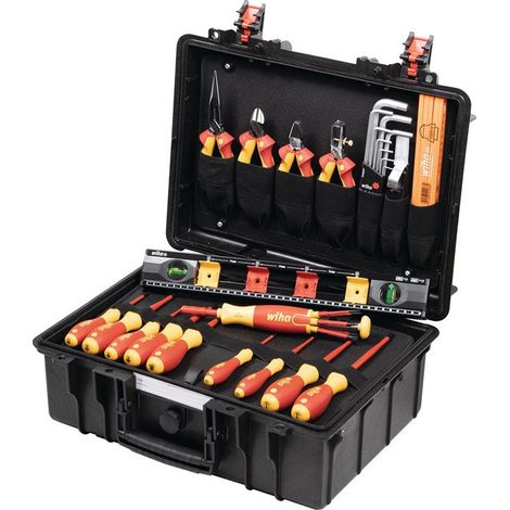 Valise à outils Basic Set L electric Valise de protection 34 pièces WIHA