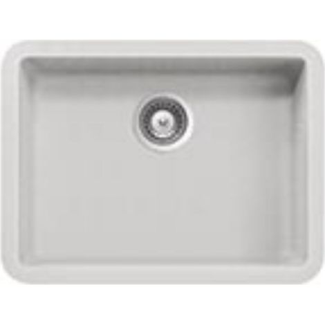 Lavello incasso monovasca sottotop 50x38 Smeg VST50AL colore alluminio (1/2)