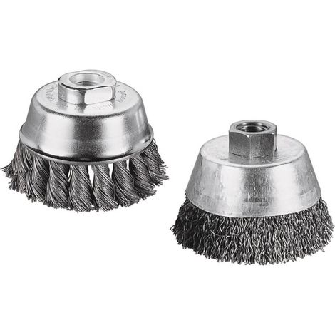 Brosse métal soucoupe Wolfcraft 2700000 (1/3)