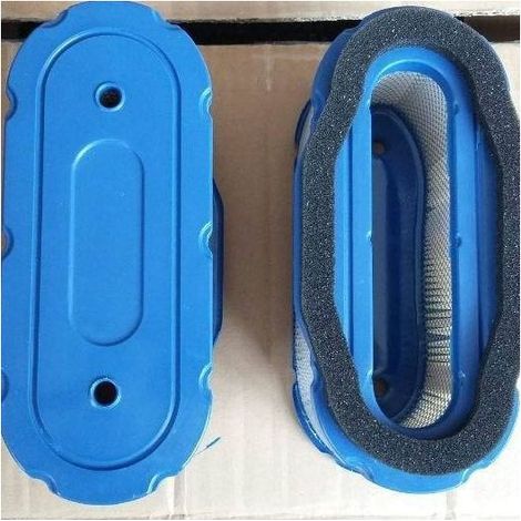 Air filter compatible with Kawasaki engines 11029-7002 and 11013-7027, paper filter element for high-efficiency dust removal. (1/2)