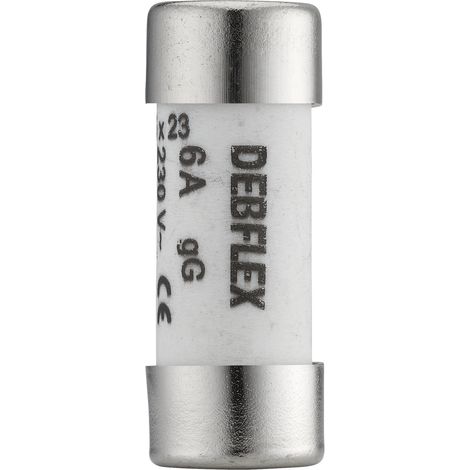 DEBFLEX - FUSIBLE AVEC VOYANT 8,5X23 6A 230V SACHET DE 3 - 715656