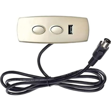 Contrôleur inclinable pour Fauteuil inclinable électrique Ascenseur Électrique Canapé Chaise de Loisirs 2 Boutons Commande 1 Moteur (avec Chargeur USB 5V 2A) (1/5)