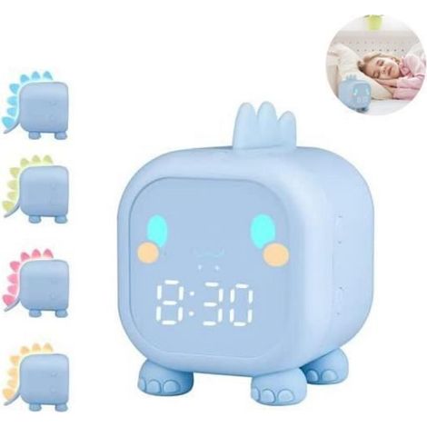 Réveil Numérique - Dinosaure - Affichage Lumineux - Réglage Volume - Fonction Snooze - Pour Enfants À Partir De 3 Ans - 1 Pièce (1/5)