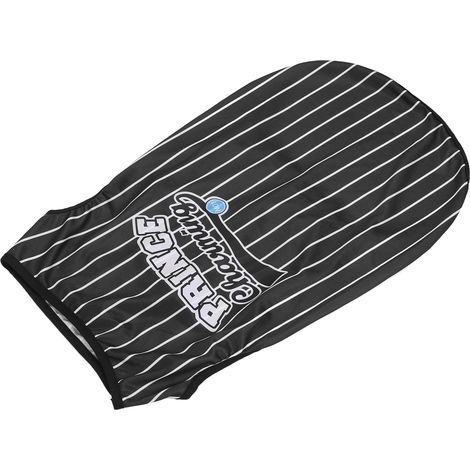Gilet à rayures verticales pour animaux de compagnie, coupe ample classique, protège des coups de soleil et prévient la perte de poils. Vêtements pour animaux de compagnie et chiens, noir, taille 2XL. (1/5)