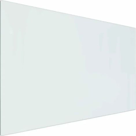 Panneau arrière de cheminée en verre transparent, 80 x 50 cm (1/5)