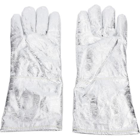 Les gants de soudure résistants à la chaleur ont aluminisé la preuve du feu ignifuge (1/5)