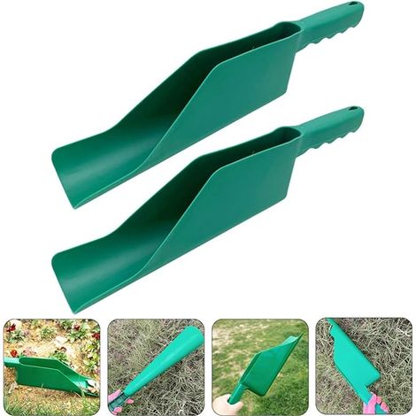 2-teiliges Dachrinnenreinigungsset, kleine Schaufel für Garten und Dachrinnen, einfache Schmutzentfernung