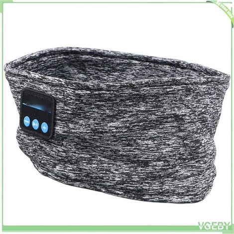 Bandeau de sommeil - FAFEICY - Casque Bluetooth - Gris - Confortable - Réglable (1/5)