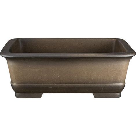 Vaso per bonsai rettangolare in gres 34,5x23x12 cm - ZM3P