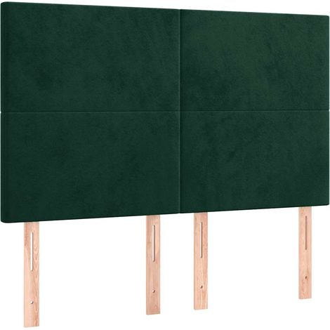 Maison Exclusive - Cabecero Terciopelo Verde Oscuro 144x5x118/128 (1/5)
