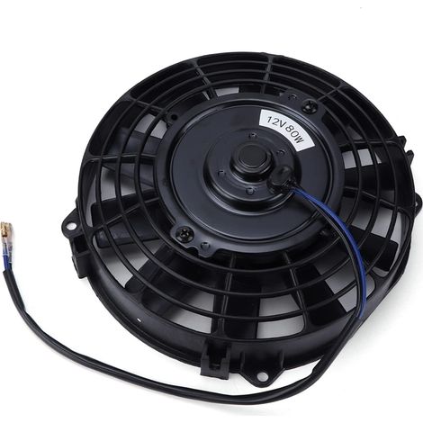 Ventilateur de Refroidissement du Radiateur électrique 8 Pouces 12V 80W Vane/Wing Straight Push Pouss (1/4)