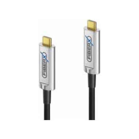 Purelink fiberx serie - usb 3.2 gen 2x1 aktives glasfaser cable usb-c 15.0m