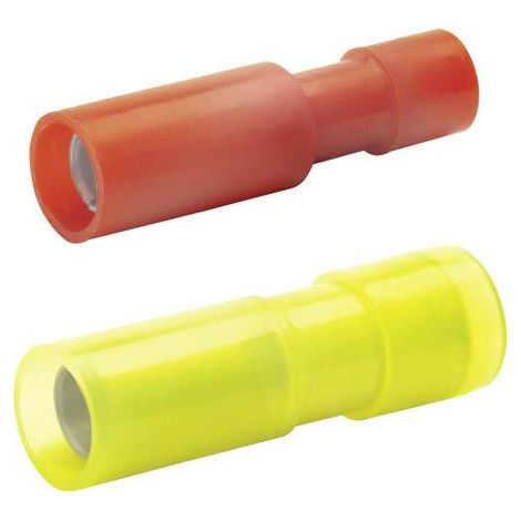 Klauke 950V Cosse cylindrique femelle 4 mm² 6 mm² Ø de la broche: 5 mm entièrement isolé jaune 1 pc(