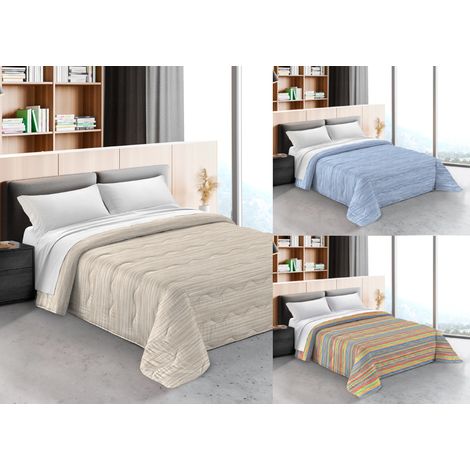 Trapunta Piumone Letto Invernale Imbottita 300gr Scaldanotti Vienna, misura1 PiazzacoloreMulticolor (1/5)