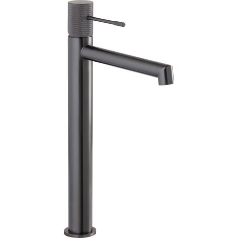Collection, mitigeur de lavabo, robinet de salle de bains, idéalement conçu pour lavabo ou vasque à poser, mat industriel, KADIA L (1/4)