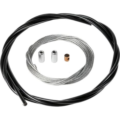 Câble d'accélérateur universel 2,50m avec gaine - Pour carburateur scooter 50cc, moto et mobylette (1/5)