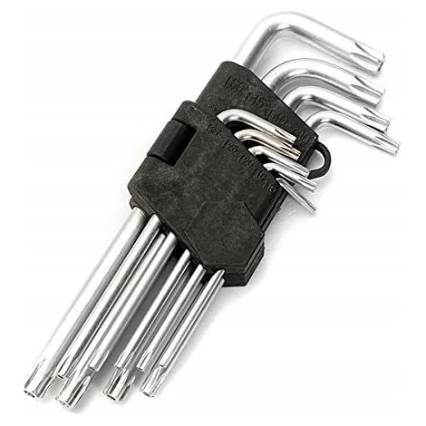Jeu de 9 clés Allen Torx TYPE L 1,5-10